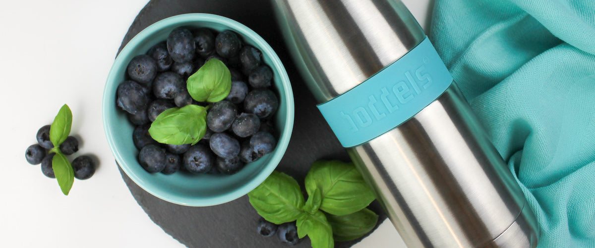 Blaubeer-Basilikum-Wasser Rezept