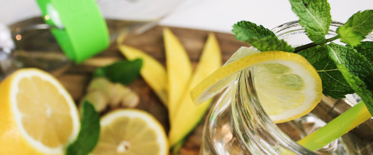Mango-Ingwer-Zitronen-Wasser Rezept