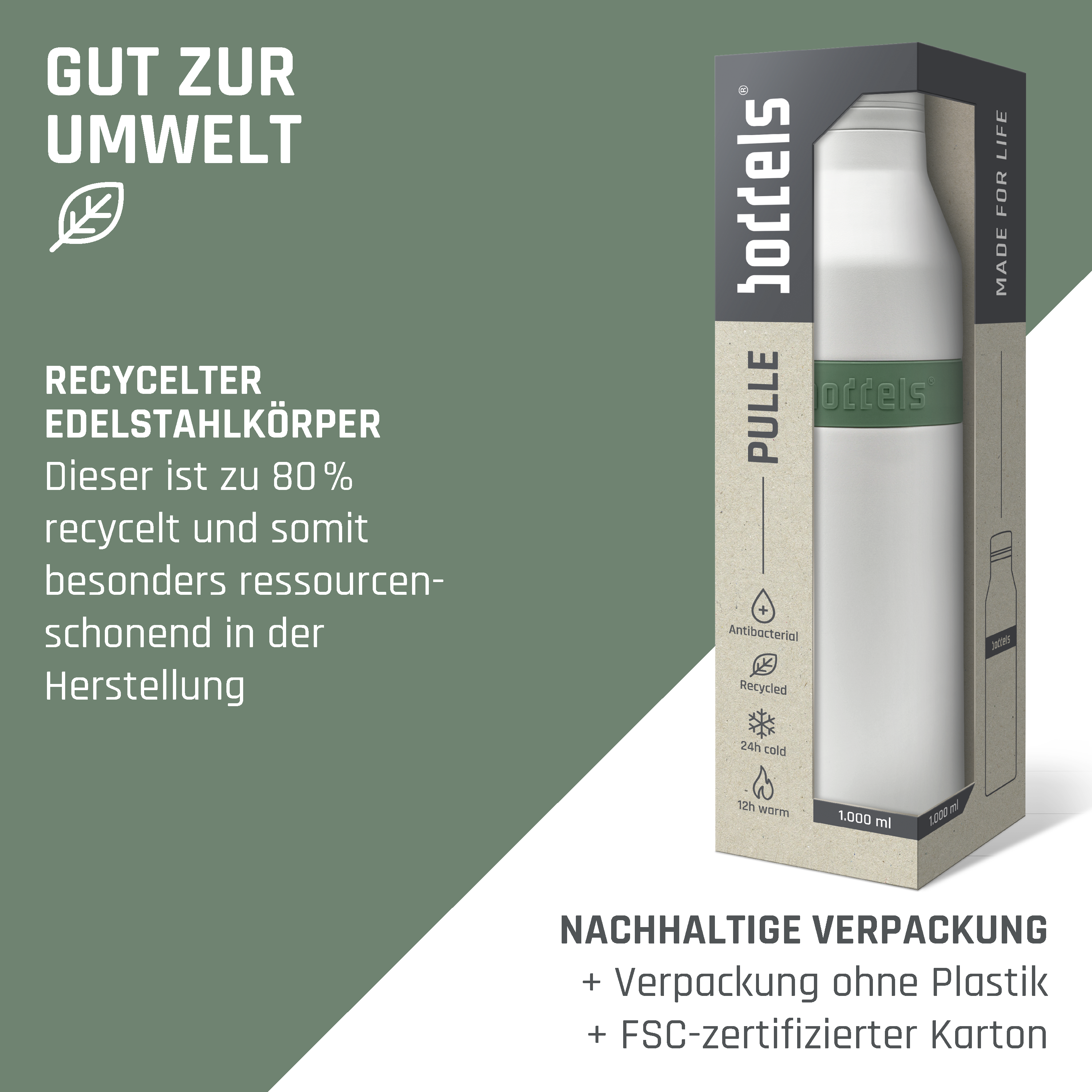 Trinkflasche PULLE 1000ml