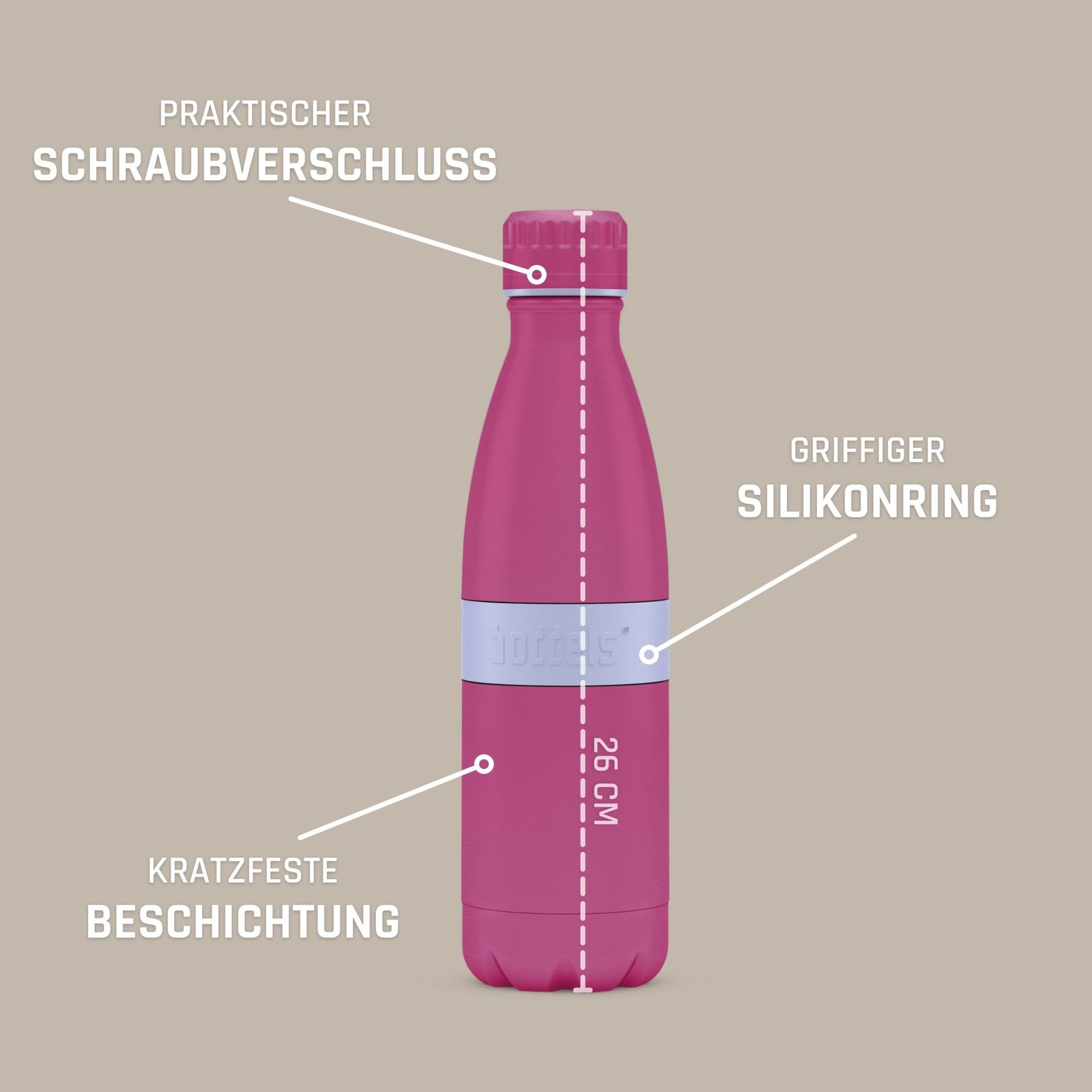 Trinkflasche TWEE+ 500ml