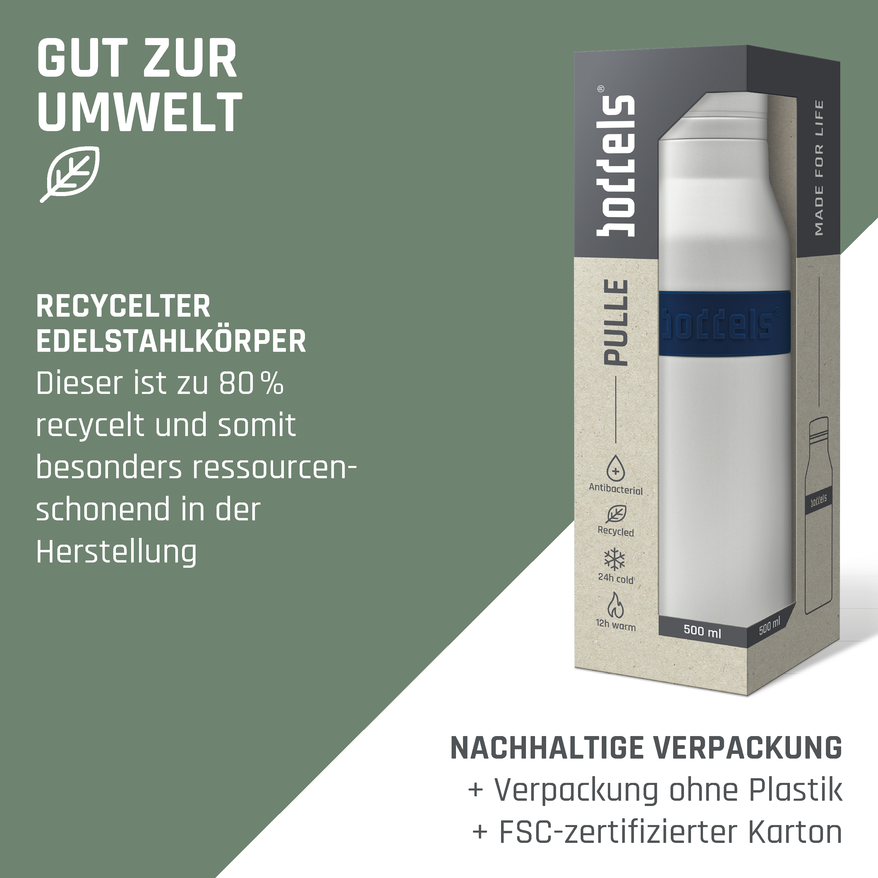 Trinkflasche PULLE 500ml